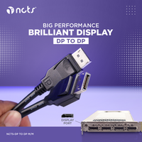 Câble NCTS DP Mâle-Mâle à Prix Compétitif, Bande Passante 17,28 Gbit/s, Résolution 4K Stable et Fiable, Blindé pour Ordinateur