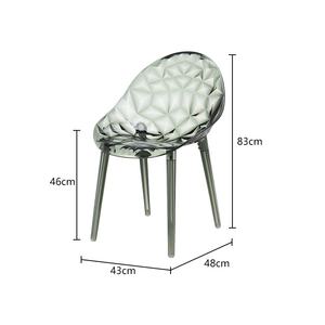 Tabouret en cristal acrylique transparent <span class=keywords><strong>chaise</strong></span> de <span class=keywords><strong>diable</strong></span> créative <span class=keywords><strong>pour</strong></span> le maquillage à la maison polyvalent moderne mobilier d'extérieur salon scolaire - Product Image 4