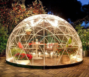 Tenda a Cupola Trasparente in PVC, Tenda Igloo per Ristorazione/Caffetteria - Product Image 1