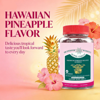 Gummies Probiotiques Équilibre Féminin Saveur Ananas Soutien Santé Intime Féminine Complément Soin Vaginal 60 unités Vente en Gros