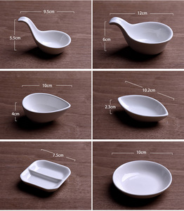 Vajilla de Porcelana Blanca de Lujo y Alta Calidad, Ecológica y Sostenible, Tazones para Servir Salsa de Fresa - Product Image 6