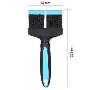 Herramientas de aseo para mascotas, cepillos deslizantes flexibles duros de doble cara, cepillos versátiles para acicalar perros - Product Image 4