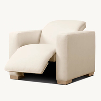 Juego de Sofás de Lujo para Sala de Estar de Villa, Sofá Cama y Muebles Modernos para el Hogar y Lobby de Hotel