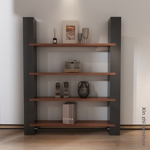 Librería Modular Moderna y Minimalista de Madera Maciza Multicapa, Recta, para Colocar en el Suelo o Junto a la Pared, para el Hogar, la Oficina o el Dormitorio - Product Image 5