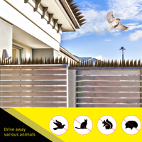 Pointes anti-oiseaux en plastique pour la lutte antiparasitaire, lot de 12, lot de 20, pointes anti-oiseaux, sûres, efficaces, anti-nidification