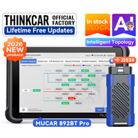 MUCAR 892BT Scanner OBD2 – Outil de diagnostic complet du système avec IA, codage ECU, cartographie topologique, J2534, DOIP, CANFD, version usine