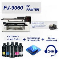 Impresora UV DTF Híbrida 9060 con Cabezal de Impresión XP600, Tinta de Rollo a Rollo para Acrílico, Metal, Vidrio y Carcasas de Teléfono