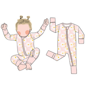 Piyama Bayi Lengan Panjang Little Glow Kid Harga Grosir Model Baru Lembut dan Ramah Kulit Piyama Bayi Baru Lahir - Product Image 3