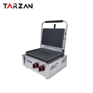 TGG-8120 <span class=keywords><strong>Presse</strong></span> à <span class=keywords><strong>panini</strong></span> au <span class=keywords><strong>gaz</strong></span> de haute qualité, la plus vendue, pour sandwichs grillés, gril de contact, machine alimentaire commerciale - Product Image 3