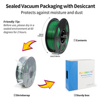 OEM/ODM ISANMATE Petg transparan kualitas terbaik filamen hijau 1.75mm filamen Petg dengan harga murah untuk Printer 3d