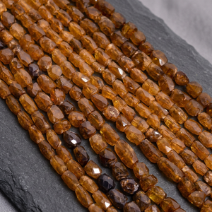 Chaîne de perles de tourmaline brune haut de gamme, polies et facettées, pour la création de bijoux - Product Image 3