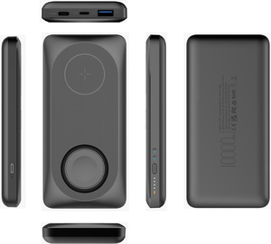 ที่ชาร์จไร้สาย<span class=keywords><strong>แบ</strong></span>บพกพา20W สำหรับ iPhone สำหรับ airpods iWatch พร้อมแบตเตอรี่ลิเธียมโพลิเมอร์ - Product Image 2