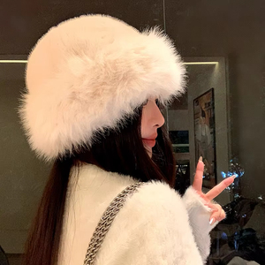 Nuovo Cappello da Pescatore Invernale alla Moda 2024, Imbottito e Caldo con Pelliccia di Volpe, Resistente al Freddo per Uso Esterno - Product Image 1