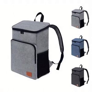 Mochila Nevera Grande Aislada para Almuerzo - Bolsa Refrigerante Rectangular de Tela Oxford Impermeable con Forro de PEVA - Product Image 5