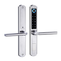 Cerradura Inteligente para Puerta con Huella Dactilar MYQ Tuya WiFi, IP65 Impermeable, Acero Inoxidable 304, Teclado Digital, Tarjeta NFC, Cerradura Biométrica