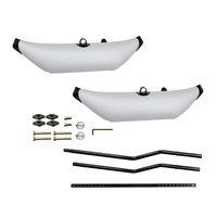 Accessoire de flotteur d'eau gonflable portable et étanche pour kayak augmente la stabilité facile à utiliser pour la pêche en mer