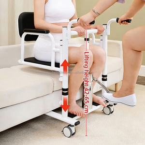 Sedia di Trasferimento Idraulica per Anziani e Pazienti, Sedia a Rotelle con Sollevatore per Pazienti - Product Image 3