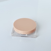 Palette de maquillage vide personnalisée en usine, recyclable, carrée ou ronde, pour fards à paupières, poudres et fonds de teint
