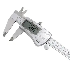 Calibrador Vernier Digital Industrial de acero inoxidable, Calibre Vernier electrónico de alta precisión de 300mm, 12 pulgadas, IP54