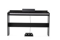88-Key Semi-Weighted Touch-Sensitive Electric Digital Piano Keyboard with 128 Rhythms and Single Tone Educational Instrument