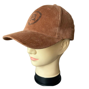 Gorra de Béisbol Unisex Personalizada Marrón <span class=keywords><strong>Oxford</strong></span>/Malla de 6 Paneles con Bordado de Escudo Vintage, Acabado Lavado y Ribete Vertical Discreto - Product Image 2