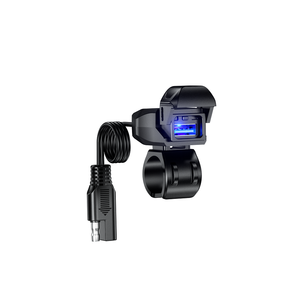 <span class=keywords><strong>Chargeur</strong></span> <span class=keywords><strong>de</strong></span> guidon <span class=keywords><strong>de</strong></span> moto étanche, modification, charge rapide USB-A type C, conception <span class=keywords><strong>de</strong></span> ligne <span class=keywords><strong>de</strong></span> séparation, 12-24v pour téléphones - Product Image 3