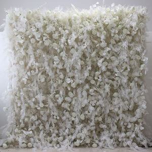 Tenda a Rullo in Erba di Pampas 5D, <span class=keywords><strong>Piante</strong></span> Artificiali da <span class=keywords><strong>Appendere</strong></span>, Parete Floreale Boho - Product Image 2