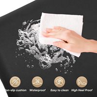 Tapis anti-fatigue pour salon de coiffure 90*150cm, demi-cercle confortable pour coiffeur, tapis de sol pour salon de beauté