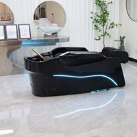 Lit de beauté électrique hydraulique à 3 moteurs, réglable, en cuir PU, pour esthéticienne, lit de tatouage avec télécommande, équipement de salon