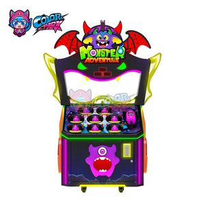 Machine de jeu d'arcade Whack Mole de récompense, à monnayeur, pour enfants, avec marteau, sur table, thème Aventure Monstre de Parc Coloré - Product Image 6