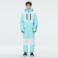 8230330 nouvelle combinaison de Ski une pièce hommes et femmes costume simple planche Double planche chaud coupe-vent imperméable neige costume Ski pantalon
