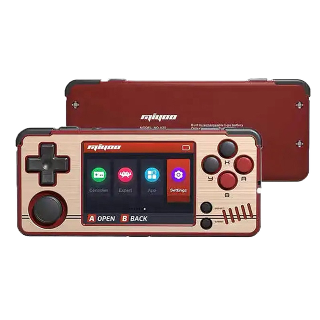Miyoo A30 3D Handheld Game Device A53 Chips 26 Simulators 2200mAh Battery 640x480 Resolution WiFi Online Linux OS Color Display