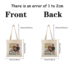 <span class=keywords><strong>Sac</strong></span> fourre-tout en toile personnalisé avec motif <span class=keywords><strong>Sabrina</strong></span> de Taste Me Carpenter, <span class=keywords><strong>sac</strong></span> à bandoulière pour voyage, <span class=keywords><strong>sac</strong></span> de courses réutilisable pour femme - Product Image 2