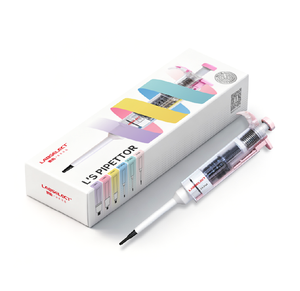 Pipet Manual Satu Saluran yang Dapat Disesuaikan, Setengah Steril, Transparan 201011205 10-100μL - Product Image 5