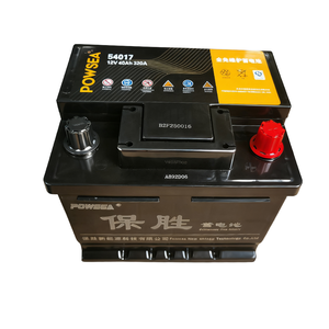 자동차 배터리 DIN40 12V 40Ah 유지 보수 무료 밀봉 납산 배터리 자동차 시동 정지 자동 배터리 충전식 - Product Image 5