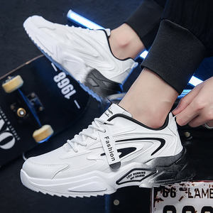 Zapatillas Deportivas de Alta Calidad, Zapatillas de Diseño de Lujo, Zapatillas Casuales con Degradado de Color, Zapatillas Blancas Personalizadas para Hombre - Product Image 4