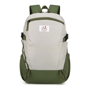 Mochila Unisex Casual de Nylon Impermeable de 16L para Uso Diario y Viajes, Verde Beige - Product Image 1