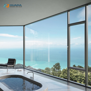 Cửa sổ tác động bão Tùy chỉnh nghiêng và xoay cửa sổ nhôm đôi kính nhôm cửa sổ cho ngôi nhà - Product Image 4