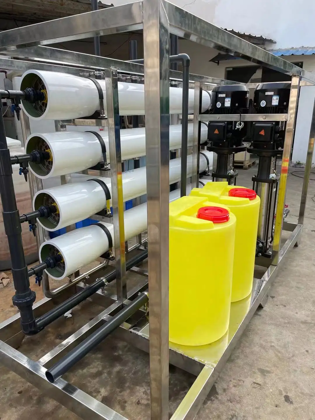 10m3/stunde umkehrosmosesystem flaschen reines wassersystem produktionslinie