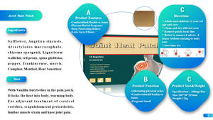 BenHorse plester Herbal, plester Herbal Tiongkok Anti inflamasi, plester Herbal Tiongkok untuk perawatan nyeri sendi dan serviks - Product Image 6