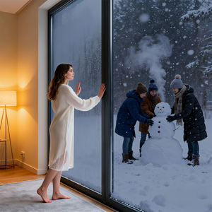 Films isolants pour fenêtres de bâtiments et de maisons, contrôle de la température hivernale, économie d'énergie, confidentialité, miroir unidirectionnel, isolation thermique, blocage des UV - Product Image 2