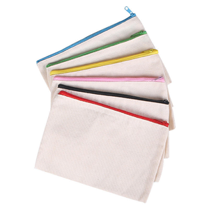 DIY Gift <b>Bag</b> Canvas Storage <b>Bag</b> Pen Case Simple Style Primary Secondary Student for Training Promotion Color Pencil <b>Bag</b> - Product Image 1