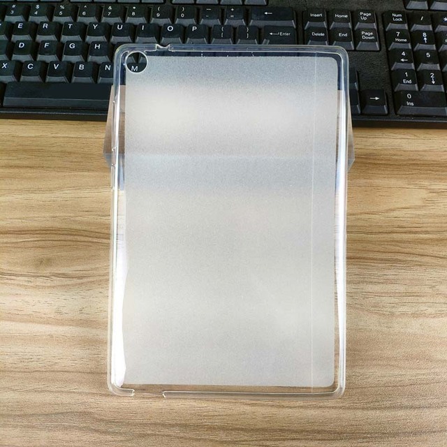 Great Jelly Color Transparent Edge White Back Cover Black Color Soft TPU Protection Tablet Case for Asus ZenPad FE171MG Z580C