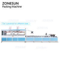 ZONESUN ZS-BFM1 accessoire de matériel automatique boîtes en carton triangulaires carton de papier pliant formant la Machine d'agrafeuse
