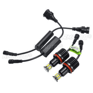 Paire de feux annulaires Angel Eye H8 120W 12-30V 6000K pour BMW E82 E90 E92 E60 E61 E63 E89 X6 avec Canbus - Product Image 5