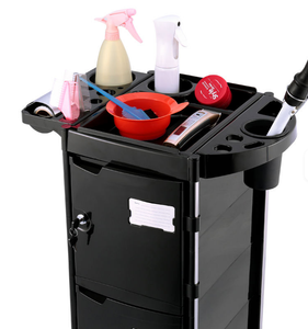 Beauty Salon <b>Trolley</b> Hairdressing Cart Salon Hair <b>Trolley</b> With Lock <b>Tool</b> Cabinet - Product Image 5