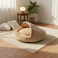 Lit pour animaux de compagnie moderne et élégant toutes saisons pour petits chiens et chats, design ouvert, écologique, antidérapant, portable et confortable