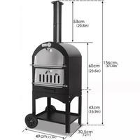 Nouveau barbecue à gaz commercial pour cuisine extérieure, avec gril et machine à poulet, pour restaurant