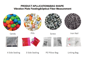 Machine d'emballage de bonbons en coton haute vitesse, petite confiserie, gomme, comptage - Product Image 6