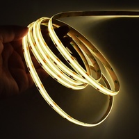 Bande lumineuse LED COB BRIGHT 24V, bande lumineuse LED COB flexible, 8 mm, éclairage LED COB pour chambre à coucher